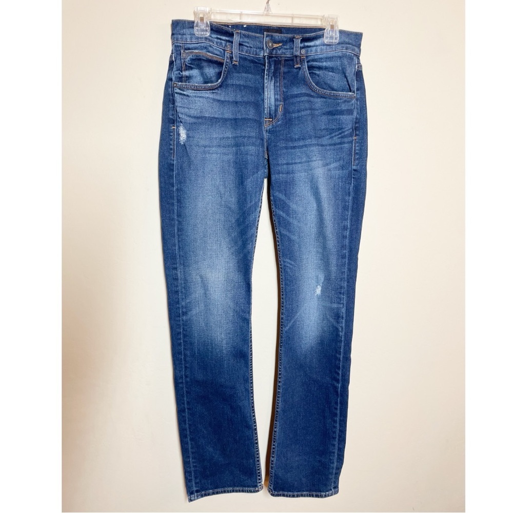 HUDSON Byron Straight Leg Distressed Jeans